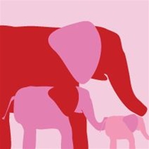 avalisa Animals Collection Wall Art - Elephants