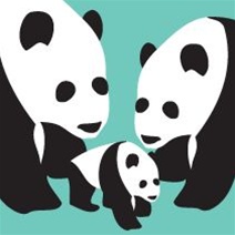 avalisa Animals Collection Wall Art -  3 Pandas