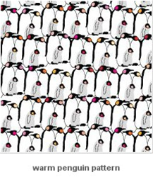 avalisa Animal Patterns Collection Wall Art - Penguin Pattern