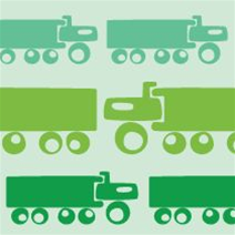 avalisa Things That Go Collection Wall Art - Trucks