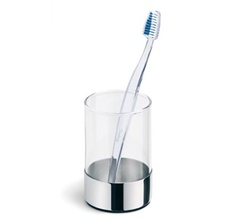 Blomus Duo Toothbrush Glass - Polished