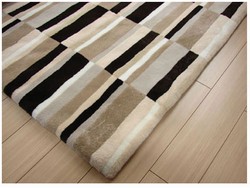 Bowron Sheepskin Chaos Design Rug - Havoc Chance