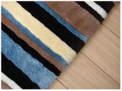 Bowron Sheepskin Chaos Design Rug - Havoc Disarray