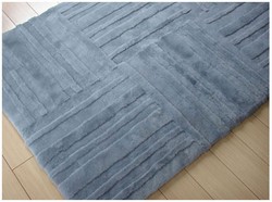 Bowron Sheepskin Chaos Design Rug - Muddle