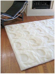 Bowron Sheepskin Constellation Design Rug - Solar