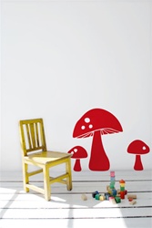 Ferm Living Kids Mushroom Wall Sticker