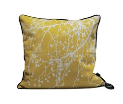 Ferm Living Treebomb Silk Pillow - Curry