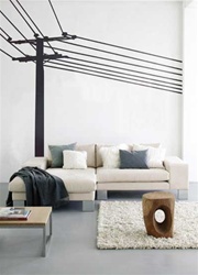 Ferm Living Power Pole Wall Sticker