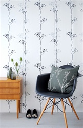 Ferm Living Berry Black Wallpaper