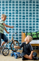 Ferm Living Kids Rush Hour Wallpaper