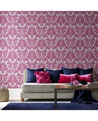 Graham & Brown Majestic Wallpaper - Hot Pink