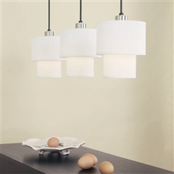 Lights Up! Deco Pendant Lamp in Wood Shades