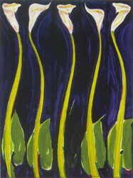 Matthew Johnston Calla Lilly Paintings