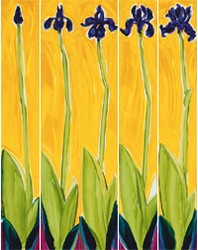 Matthew Johnston Iris paintings