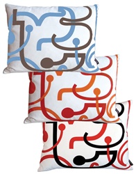 notNeutral Letters Throw Pillow