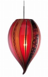 Oggetti Luce Amore Onion Pendant - Red