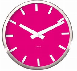 Boost Wall Clock - Pink