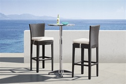 Zuo Anguilla Bar Chair & Christabel Table Set