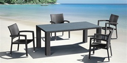 Zuo Boracay Table & Chair Set